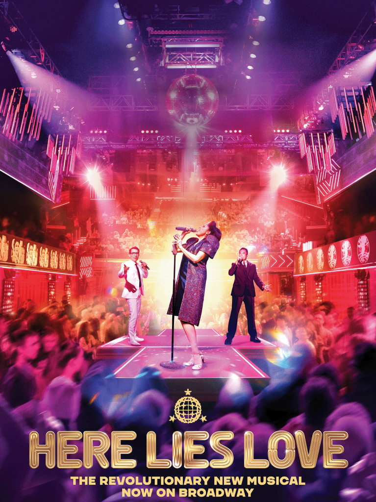 Poster artwork for Here Lies Love